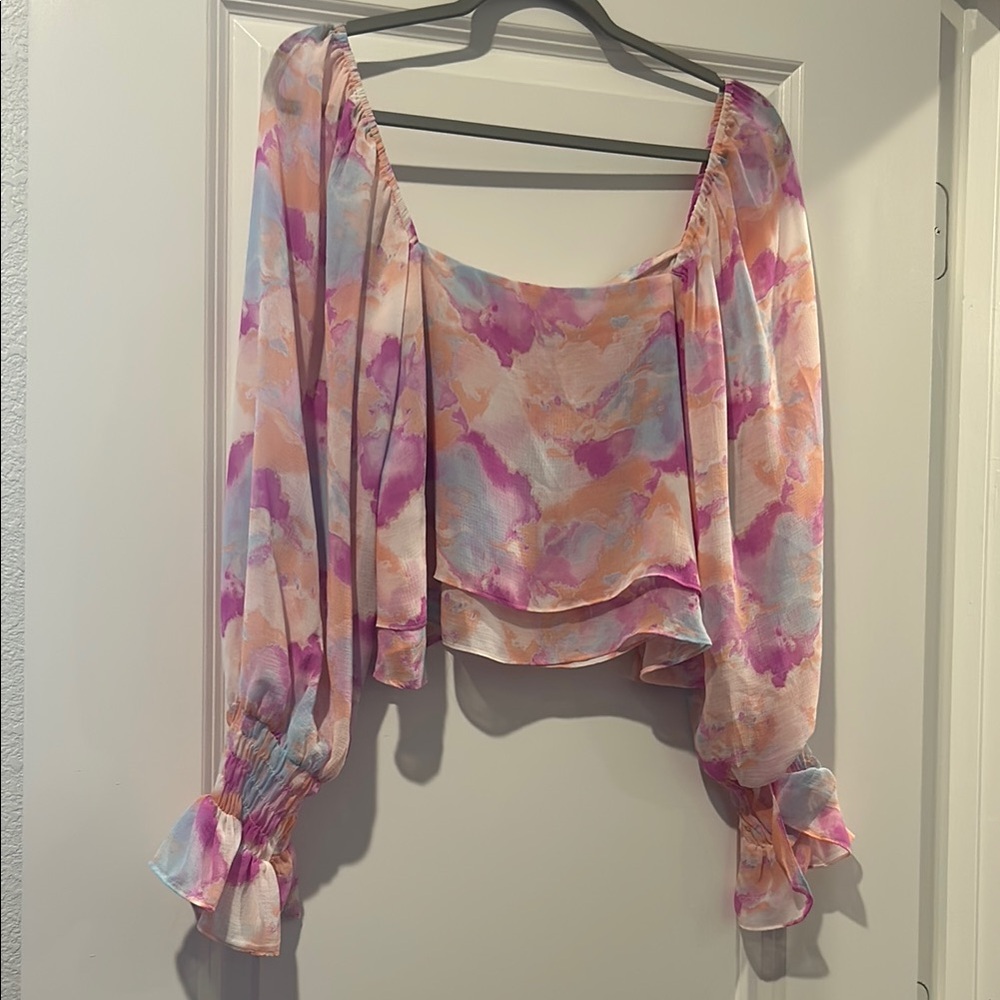 Multicolor Women's Cropped Top